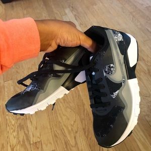 Black and White Nike Air